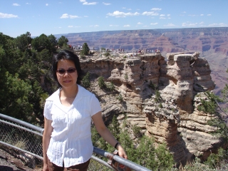 Mary at the Grand Canyon