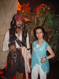 Mary with Johnny Depp