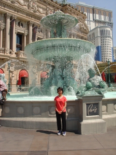 Fountain at the Paris Hotel